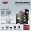 CASE VSP X2 AQUANAUT PREMIUM GAMING M-ATX TRẮNG NEW ( KHÔNG KÈM FAN)