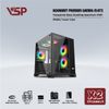 CASE VSP X2 AQUANAUT PREMIUM  GAMING M-ATX ĐEN NEW ( KHÔNG KÈM FAN)