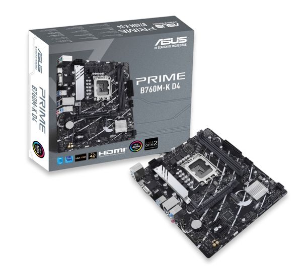 MAIN  B760M  ASUS PRIME M-K D4  NEW