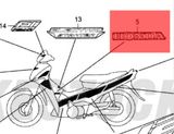 BỘ TEM DÁN CHỮ HONDA WAVE 125i