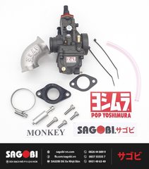  MONKEY 50 Bộ bình xăng con Mikuni x YOSHIMURA TM-MJN22 