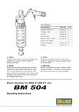 R1200RT Giảm xóc/ phuộc sau Öhlins STX 46 STREET