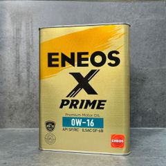  ENEOS X PRIME GF-6B 0W-16 Nhớt xe ô tô động cơ xăng 4.0L 