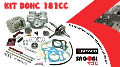  MSX, MONKEY 125 Kit đầu lòng dên KITACO DOHC 181cc 