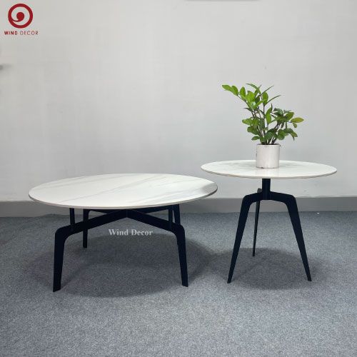 Cặp Bàn Sofa Cosmic Mặt Đá Ceramic