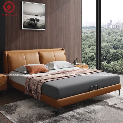 Giường Bọc Nệm Novin