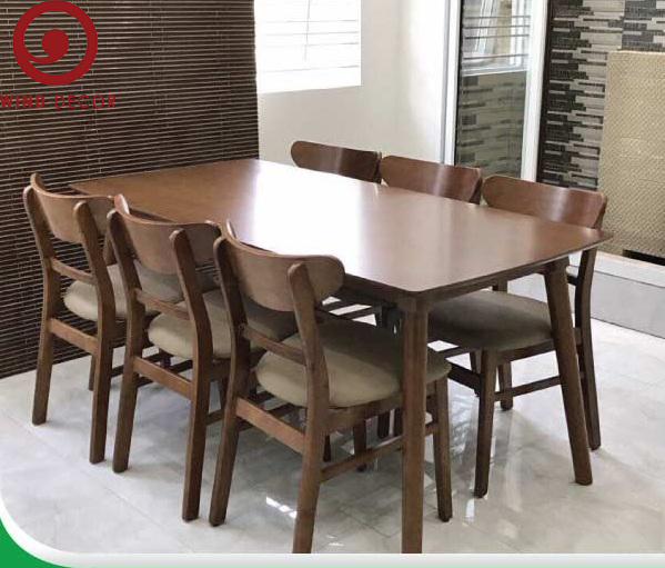 BA-15 Bộ Bàn Ăn 6 Ghế Mango