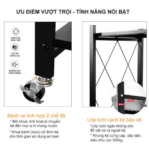 Kệ Đa Năng 3 Tầng K8-3