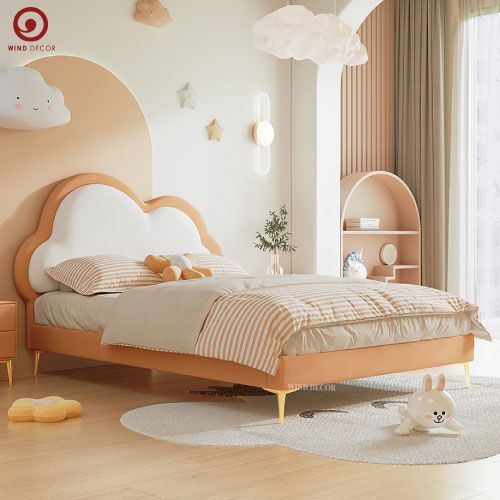 Giường Bọc Nệm Cho Bé Gái GBN-53