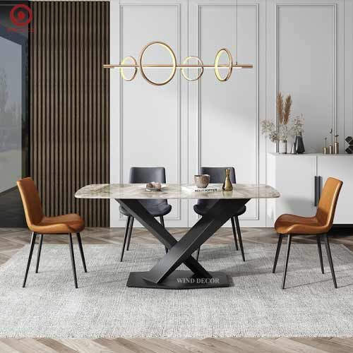 BAC-184 Bộ bàn ăn Stratos Ceramic và 4 ghế Zenta