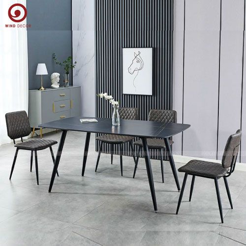 BAC-58 Bộ bàn ăn Ceramic A5 và 4 ghế Diva