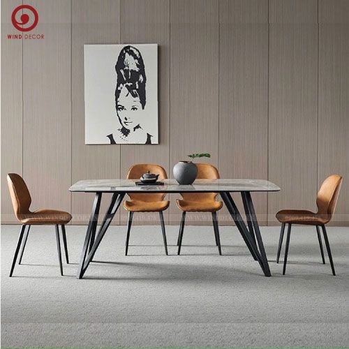 BAC-46 Bộ bàn ăn Ceramic A4 và 4 ghế Tony