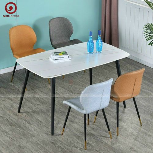 BAC-60 Bộ bàn ăn Ceramic A5 và 4 ghế Tony-G