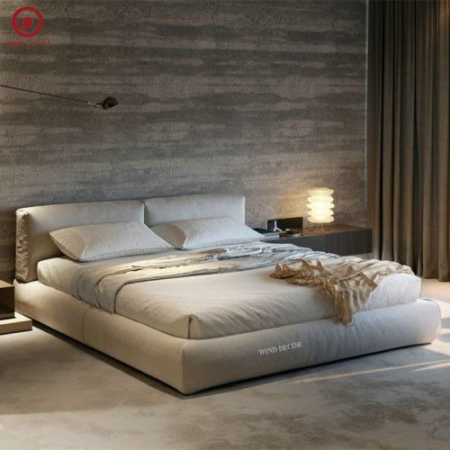 Giường Bọc Nệm Beo