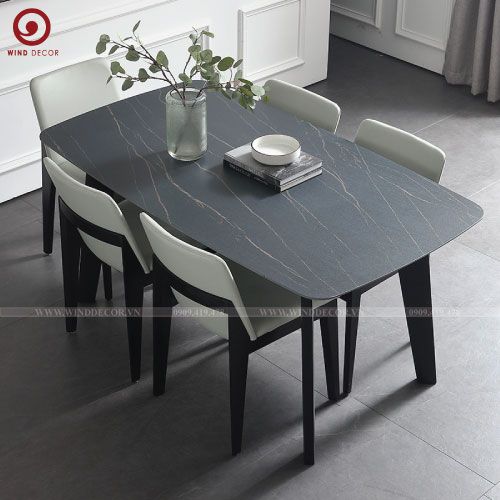 BAC-18 Bộ bàn ăn Howard Ceramic và 4 ghế Obama