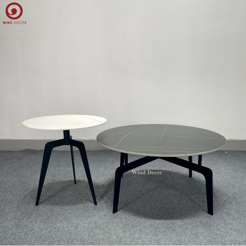 Cặp Bàn Sofa Cosmic Mặt Đá Ceramic