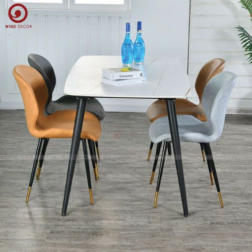 BAC-60 Bộ bàn ăn Ceramic A5 và 4 ghế Tony-G