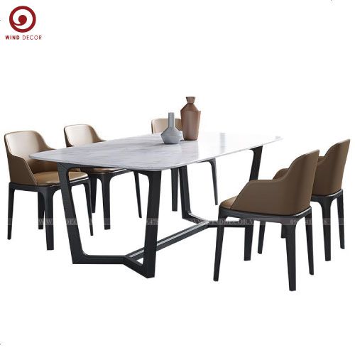 BAC-05 Bộ bàn ăn Concorde và 4 Ghế Grace Có Tay