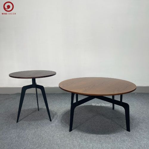 Cặp Bàn Sofa Cosmic Mặt Gỗ