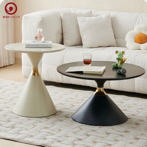 Cặp Bàn Sofa Cindy Wood (Cả bàn lớn và bàn nhỏ)