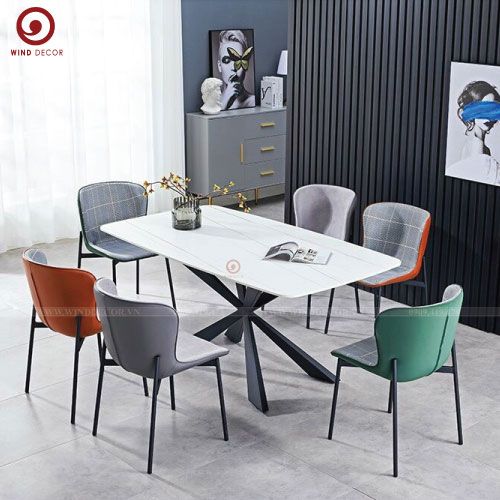 BAC-54 Bộ bàn ăn Ceramic A2 và 4 ghế Zanta