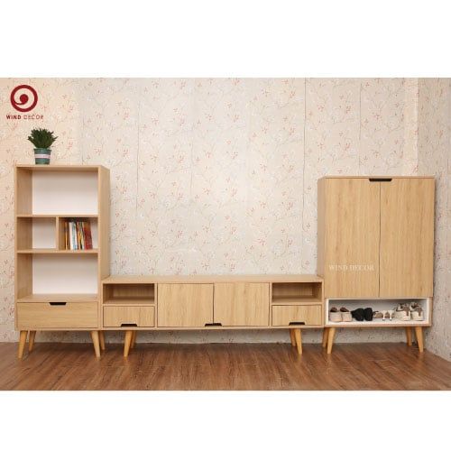 Combo Kệ Tivi, Tủ Giày, Tủ Trang Trí A