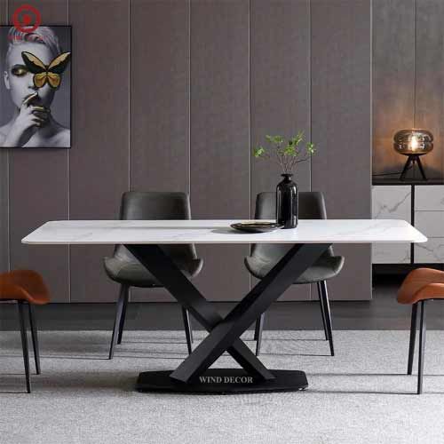 BAC-184 Bộ bàn ăn Stratos Ceramic và 4 ghế Zenta