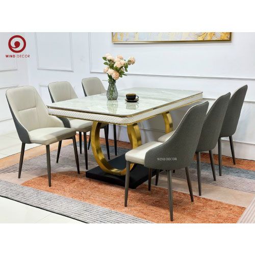 Bộ bàn ăn Luxury và 6 ghế Liam