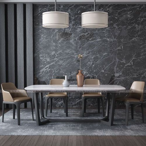 BAC-05 Bộ bàn ăn Concorde và 4 Ghế Grace Có Tay
