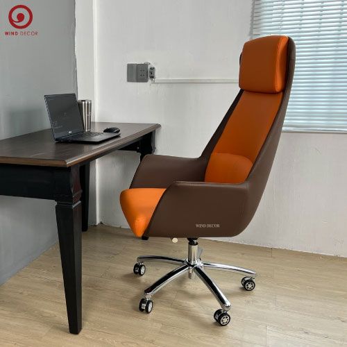 Ghế Văn Phòng Chủ Tịch Chân Xoay Ngã Lưng JO-833