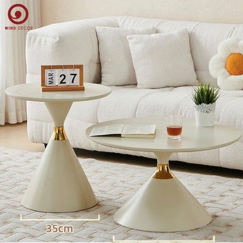 Cặp Bàn Sofa Cindy Wood (Cả bàn lớn và bàn nhỏ)