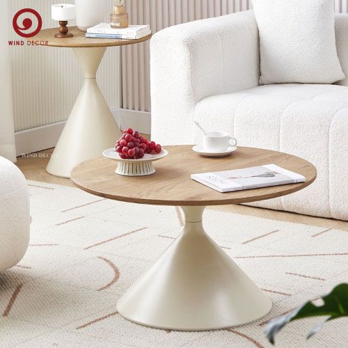 Cặp Bàn Sofa Cone Wood (Cả bàn lớn và bàn nhỏ)