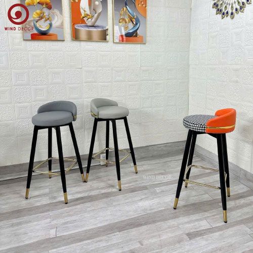 Ghế Quầy Bar Luxury Xoay 360