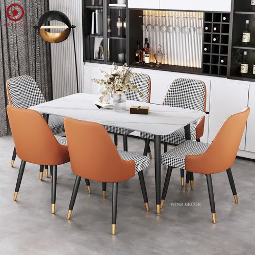 BAC-95 Bộ bàn ăn Ceramic A5 và 4 ghế Mona