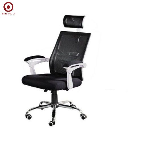 Ghế Văn Phòng Chân Xoay Có Tựa Đầu JO-822T