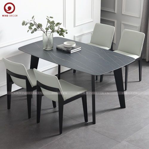 BAC-18 Bộ bàn ăn Howard Ceramic và 4 ghế Obama