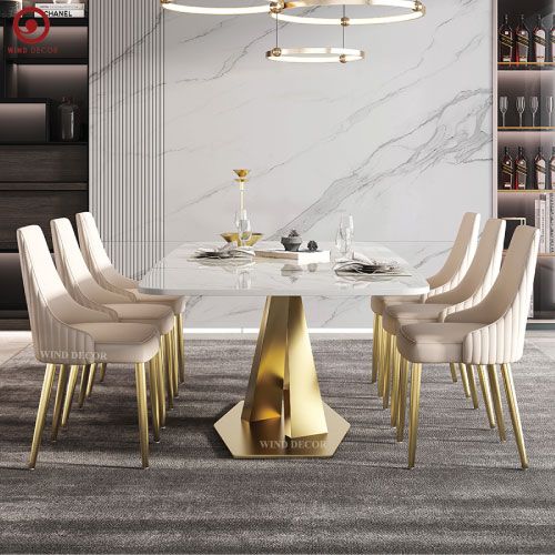 BAC-159 Bộ bàn ăn Stratos Ceramic và 4 ghế Monina