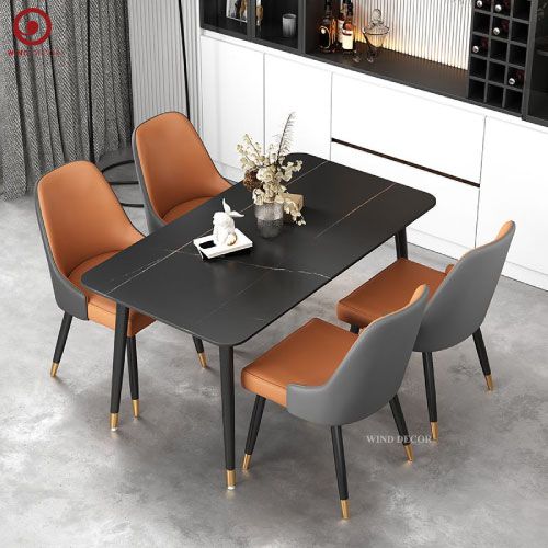 BAC-95 Bộ bàn ăn Ceramic A5 và 4 ghế Mona