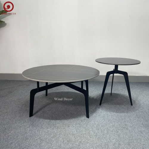 Cặp Bàn Sofa Cosmic Mặt Đá Ceramic