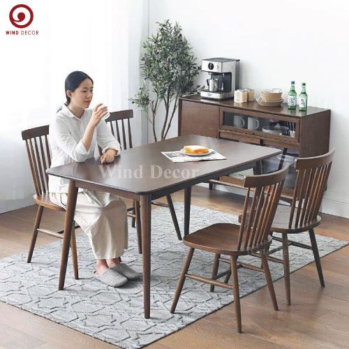 BA-03 Bộ Bàn Ăn 4 Ghế Song Tiện