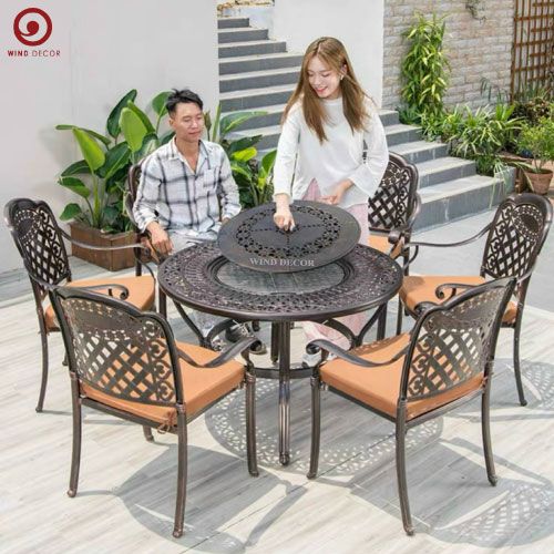 Bàn Ngoài Trời BV06 Có Bếp Than