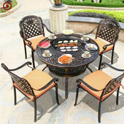 Bàn Ngoài Trời BV06 Có Bếp Than
