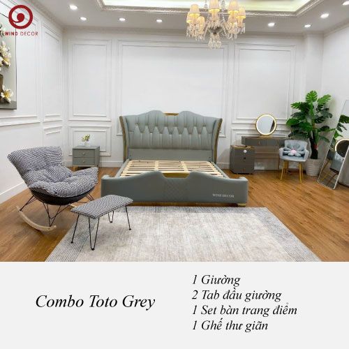  Combo Phòng Ngủ Toto Grey 