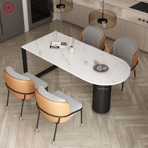 BAC-163 Bộ bàn ăn Buma Ceramic và 4 ghế Fil Noir Minotti