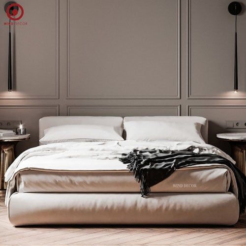 Giường Bọc Nệm Beo