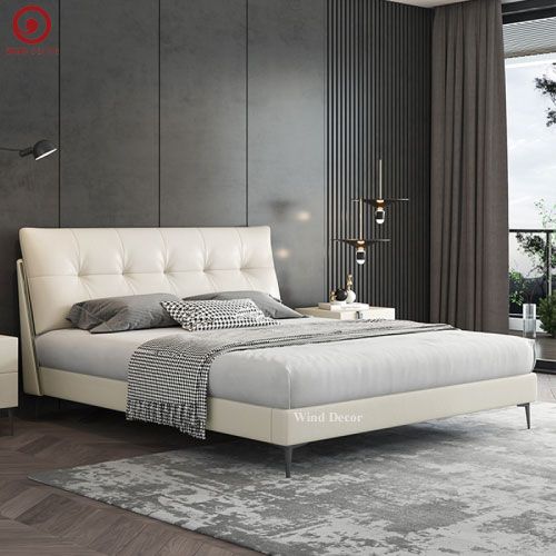 Giường Bọc Nệm Lilac