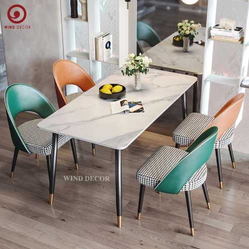 BAC-182 Bộ bàn ăn Ceramic A5 và 4 ghế Collin-G