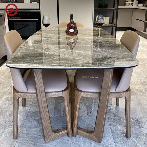 BAC-01 Bộ bàn ăn Concorde và 4 Ghế Grace