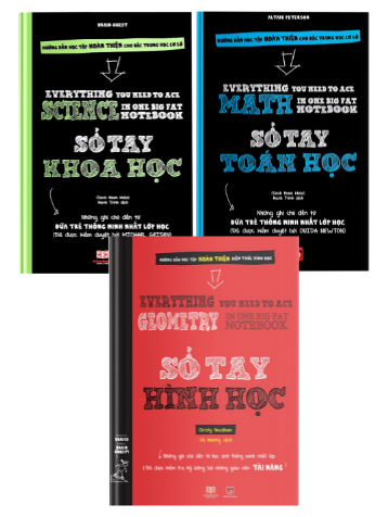 COMBO SỔ TAY: TOÁN - KHOA HỌC - HÌNH HỌC (THCS - THPT)