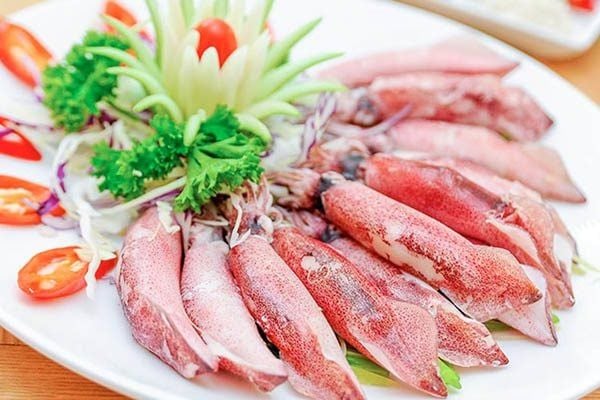 MỰC TƯƠI HẤP – Nhà hàng Lá Cọ
